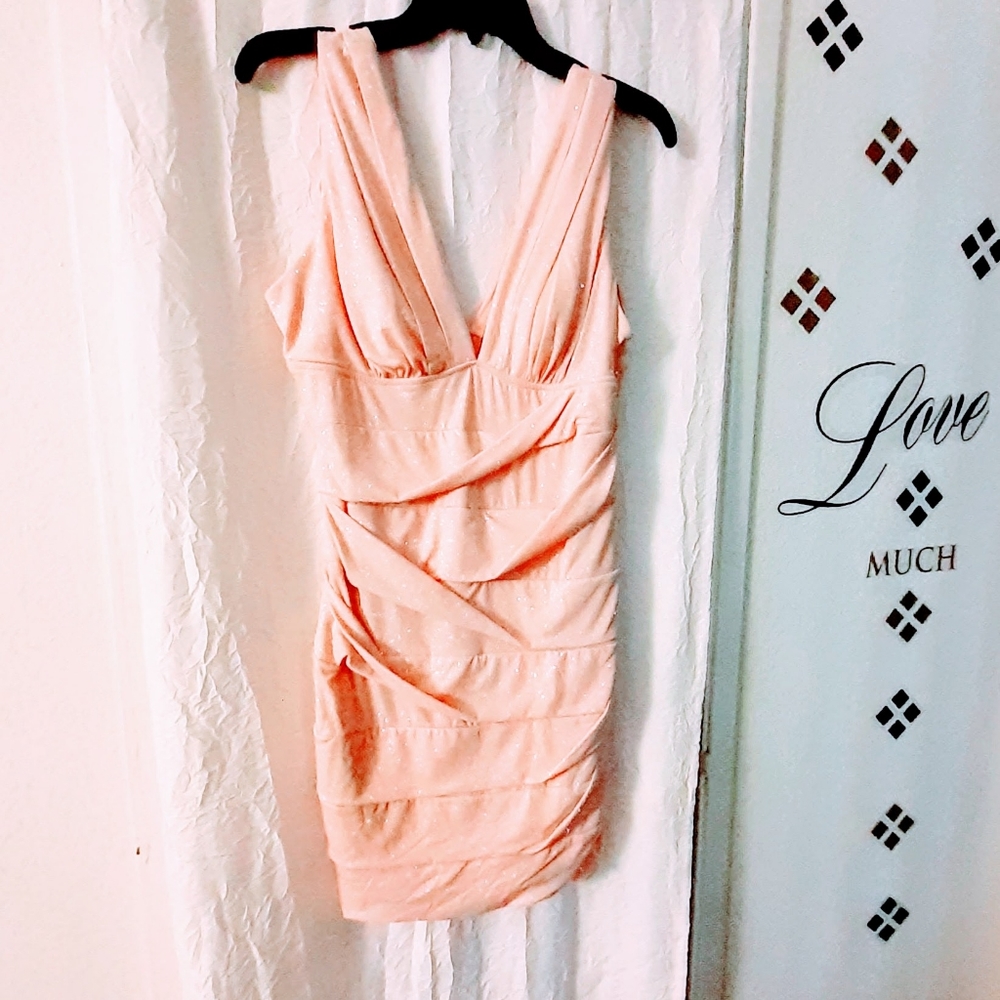 Deb Patal Pink Party Dress